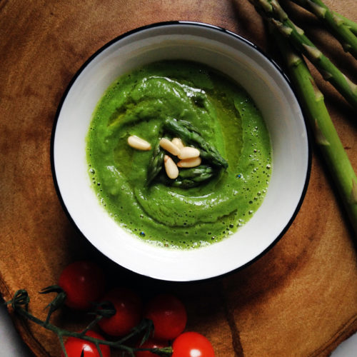 Kale and Asparagus Soup Let's Eat Smart