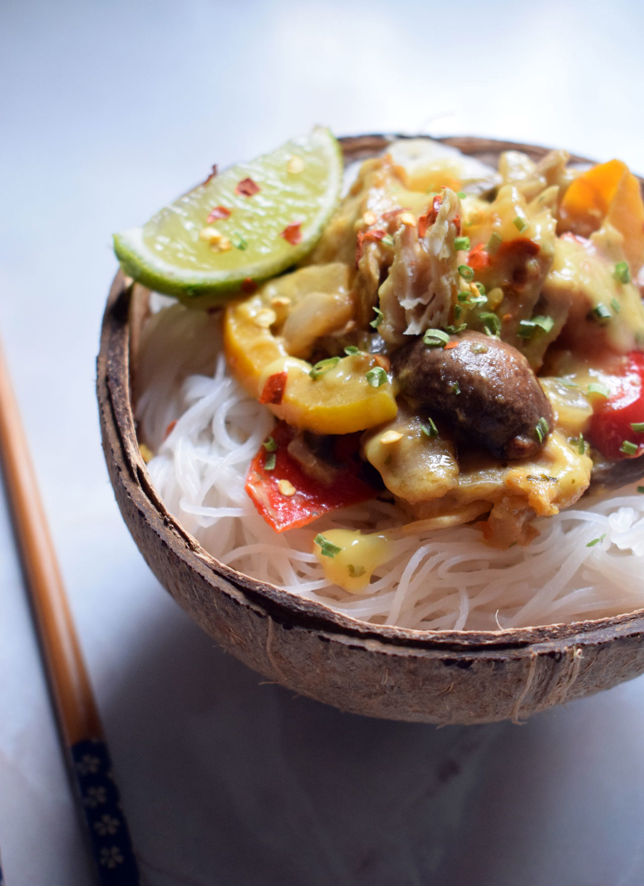 Vegan spicy coconut and lime sauce Let's Eat Smart